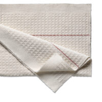 Profi Scheuertuch Waffelstruktur 50 x 70 cm Weiß/Rot