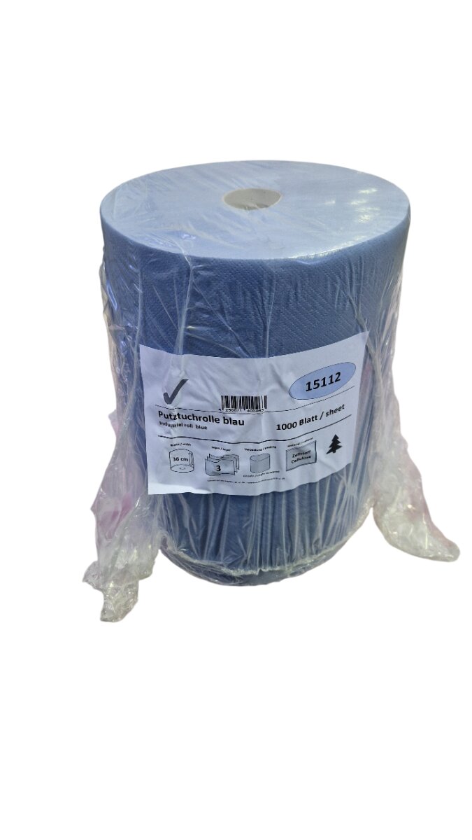 Putzrolle 3-lagig, 36cm x 28cm x 1000 Blatt
1 Rolle / Packung