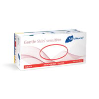 Meditrade Gentle Skin® Latex Schutzhandschuhe – Größe S – 100 Stück