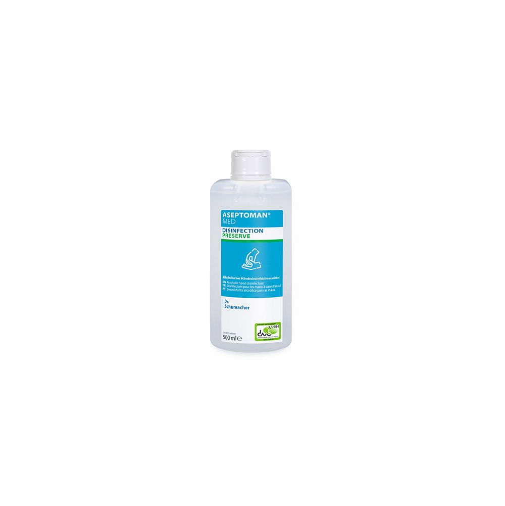 ASEPTOMAN® MED 1L
Alkoholisches Händedesinfektionsmittel