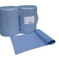 Putztuchrolle Blau – 2-lagig, 1000 Blatt je Rolle