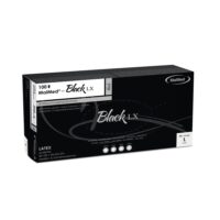 MaiMed® Black Latex Einmalhandschuhe – Größe XL, Schwarz, 100 Stück