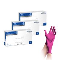 MaiMed® Solution 100 Nitrilhandschuhe Magenta – Größe S, 100 Stück