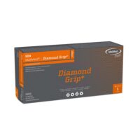MaiMed® Diamond Grip+ Nitril Einmalhandschuhe – Orange, Größe L (8), 50 Stück