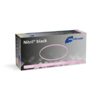 Einmalhandschuhe Meditrade Nitril Black, schwarz,  XL