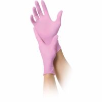MaiMed® Solution 100 Pink PF Nitrilhandschuhe – Größe S, 100 Stück