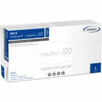 MaiMed® Solution 100 Nitrilhandschuhe Magenta – Größe L, 100 Stück