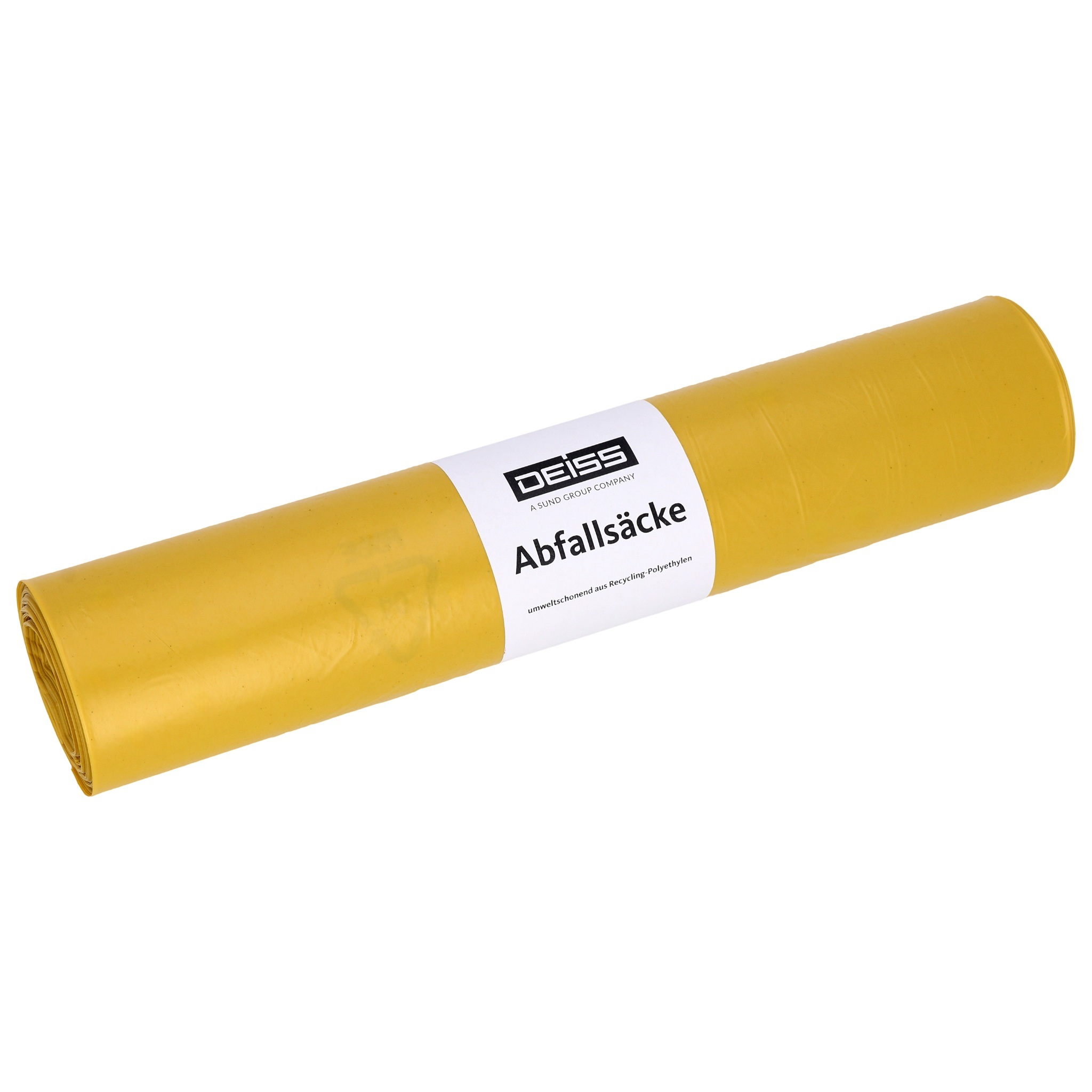 STANDARD Müllsäcke, 120 Liter, gelb aus HDPE