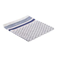 Grubenhandtuch 50 x 90 cm – Blau/Weiß