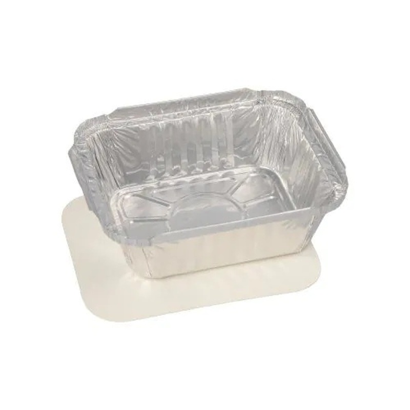 10 Schalen, Alu + Einlegedeckel, PEbeschichteteckig 0,5 l 4,2 cm x 11,4 cm x 14 cm; - Füllinhalt: 0,5 l; 10 Stück pro Packung