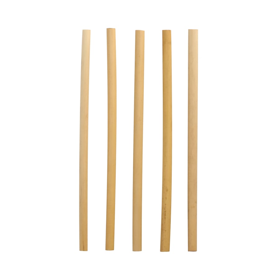 100 Cocktail Trinkhalme Schilf "pure" Ø 7 mm · 15 cm